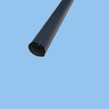 Piquet Complet Laqué Gris Anthracite + Cache Piquet Gris Anthracite Ø30