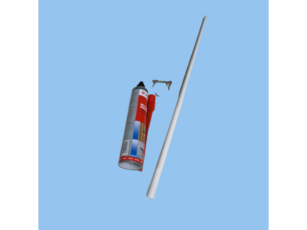 Kit De Pose : 1 Loquet, 1 Colle, 1 Tube Pvc, 1 Cache Manchon